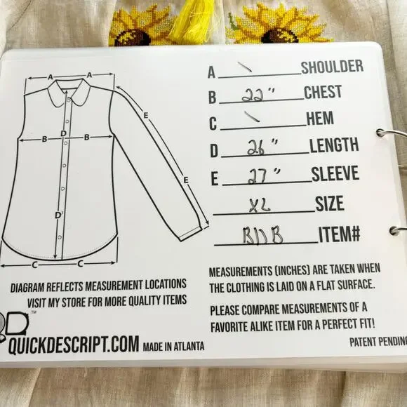 Needlepoint Yellow Sunflower Peasant Blouse Womens 46/XL Drawstring Neckline - Picture 2 of 12